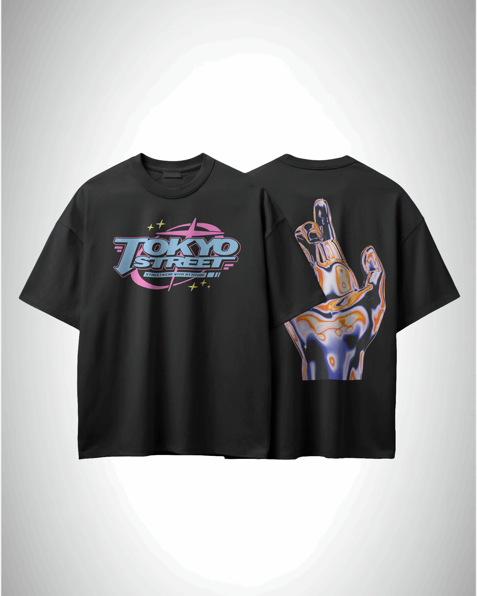 Graphic Black T Shirt
