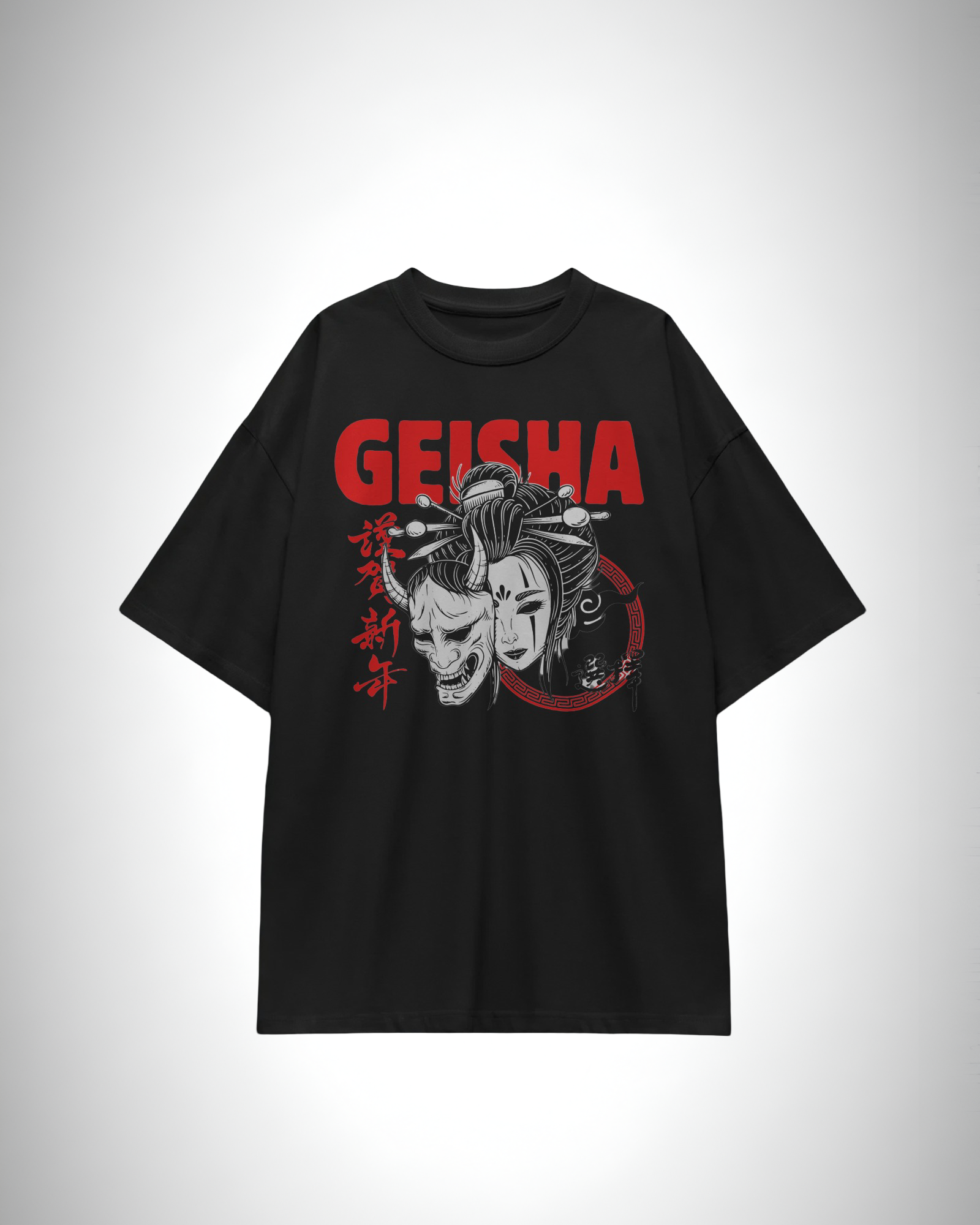 Geisha Warrior T-Shirt | Graphic Printed T-shirt - WAKUWEAR