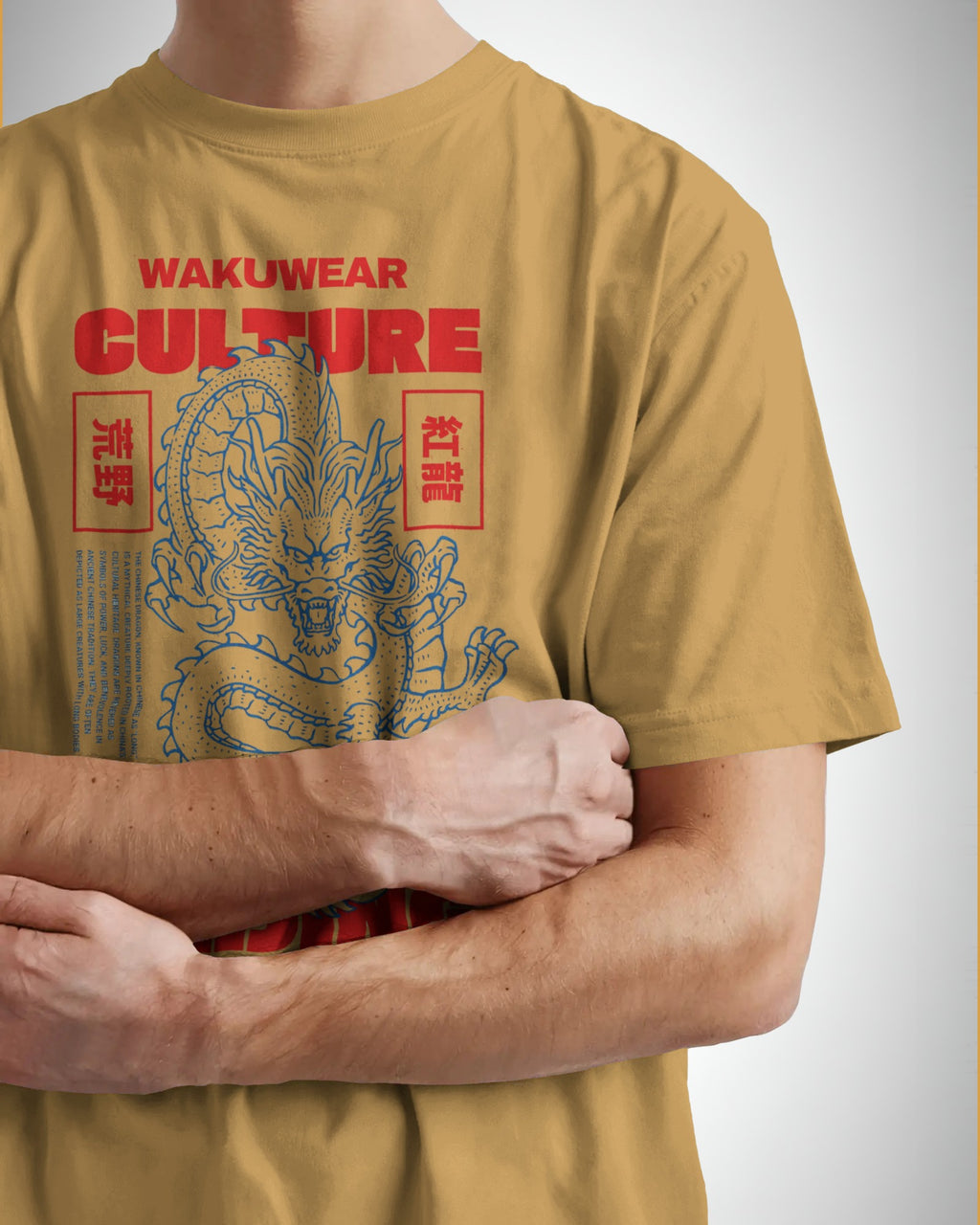 Dragon of Beijing- Wakuwear Heritage Series | Classic Fit Printed T-Shirt