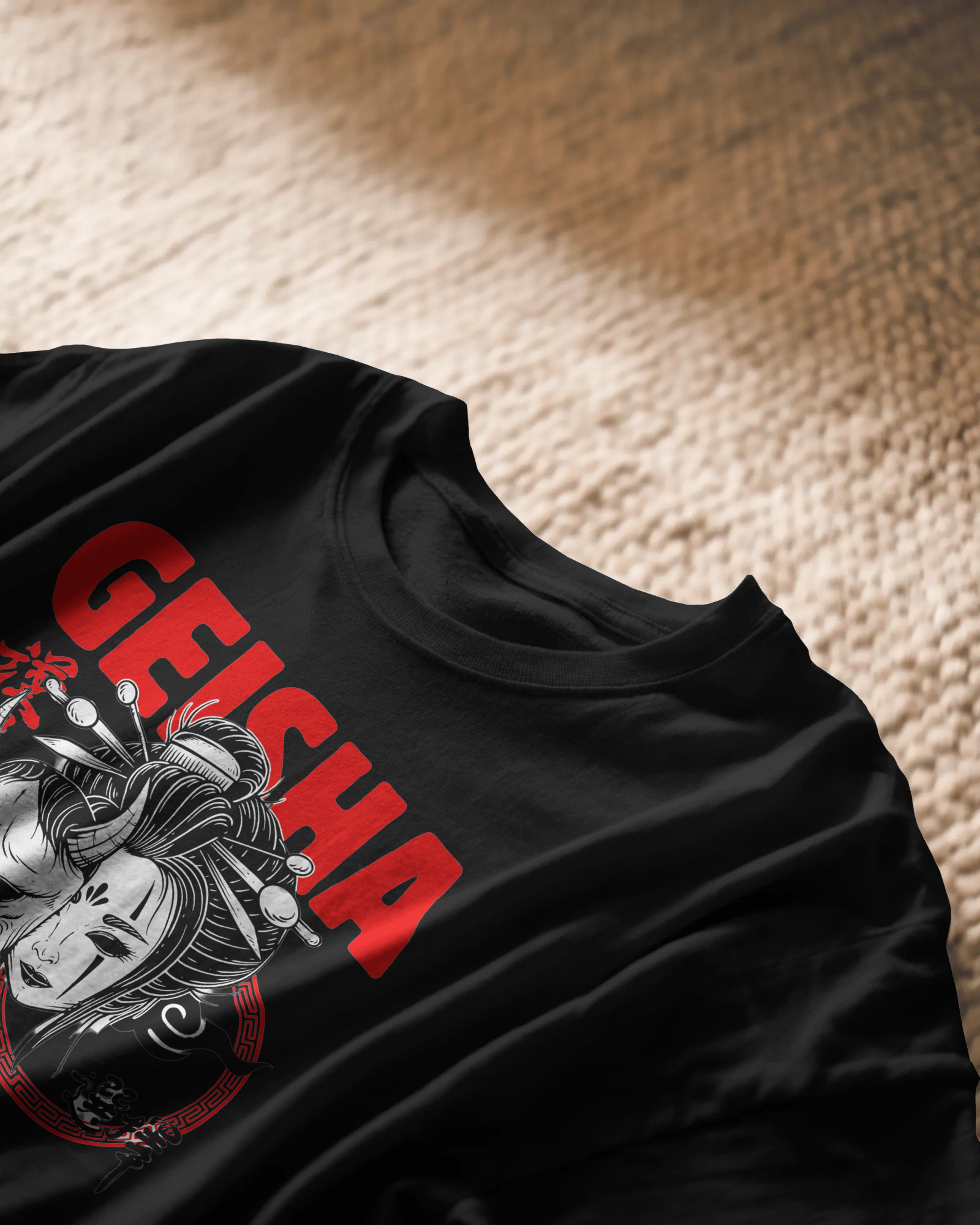 Geisha Warrior T-Shirt | Graphic Printed T-shirt - WAKUWEAR
