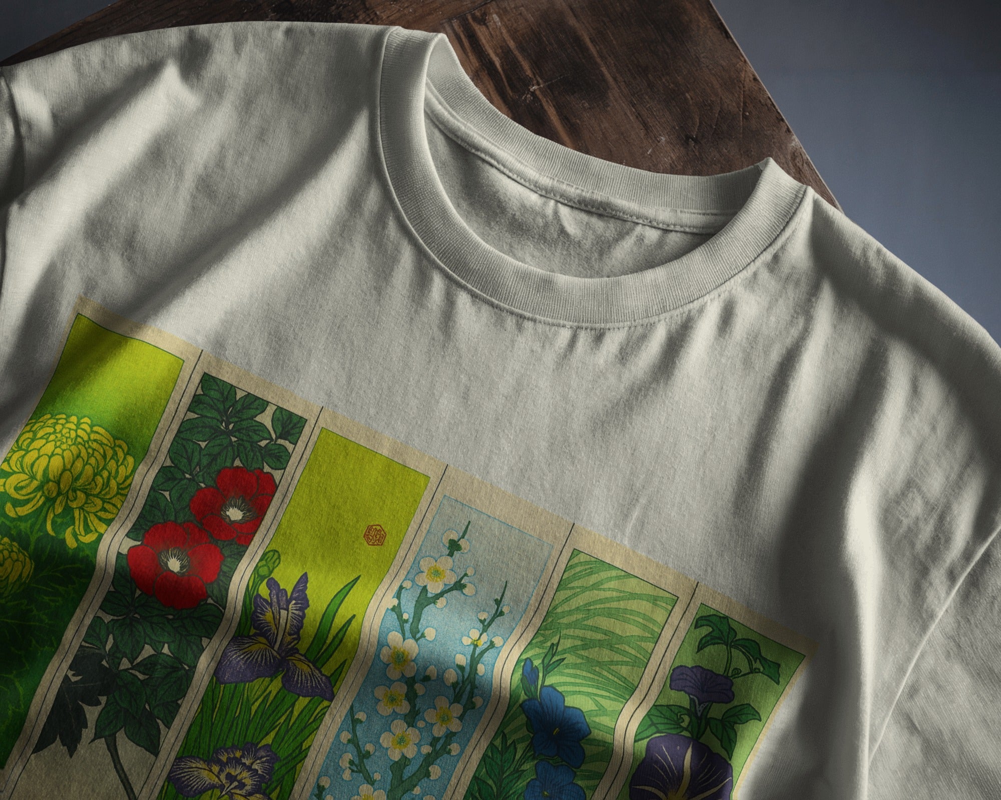 Hanafuda Garden | Classic Fit Printed T-Shirt