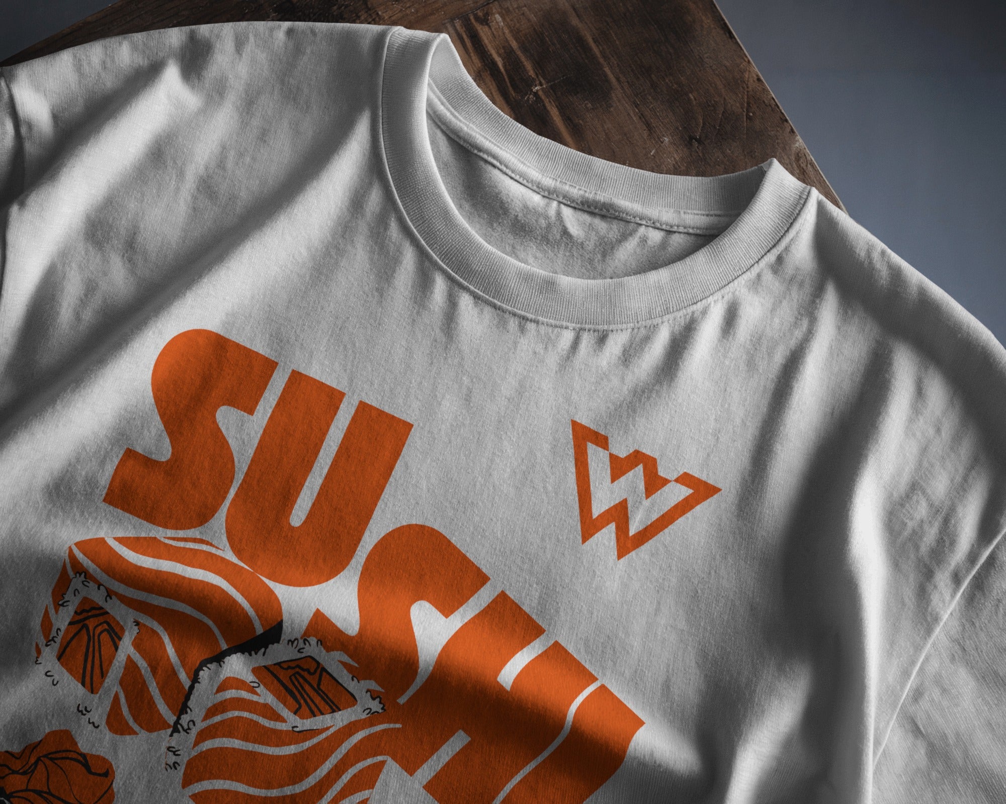 Orange Maki | Classic Fit Printed T-Shirt