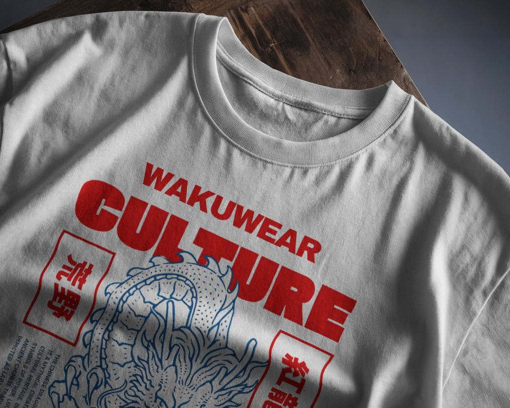 Dragon of Beijing- Wakuwear Heritage Series | Classic Fit Printed T-Shirt