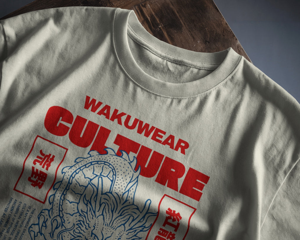 Dragon of Beijing- Wakuwear Heritage Series | Classic Fit Printed T-Shirt