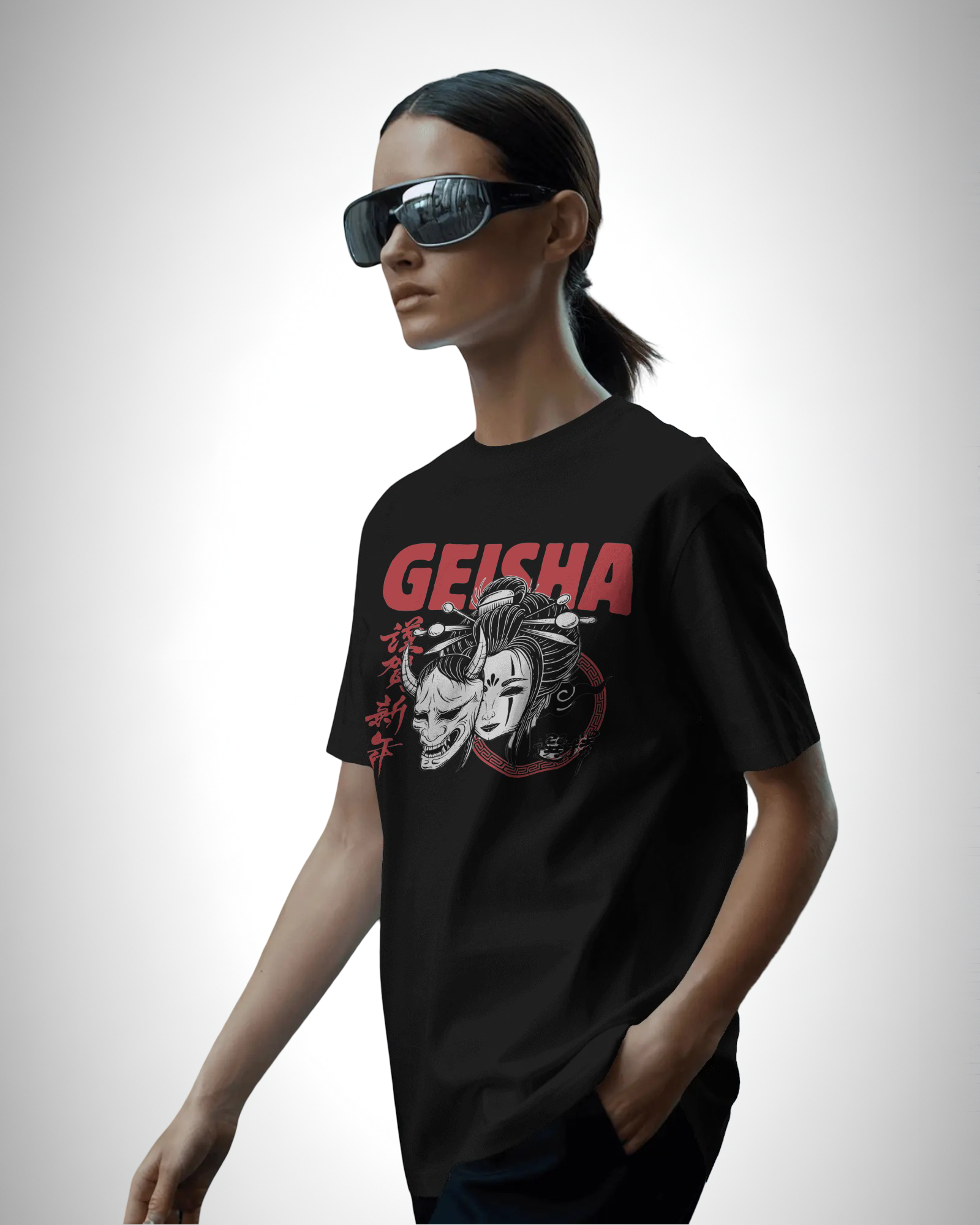 Geisha Warrior | Classic Fit Printed T-Shirt