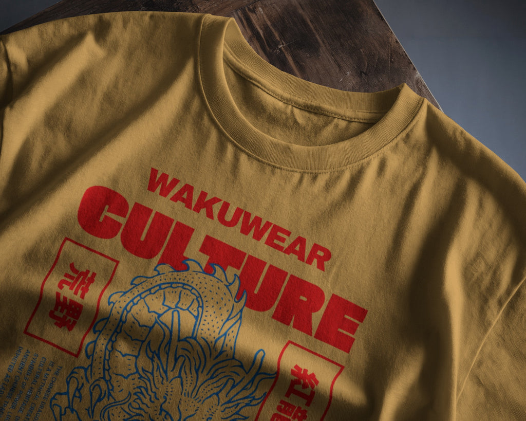 Dragon of Beijing- Wakuwear Heritage Series | Classic Fit Printed T-Shirt