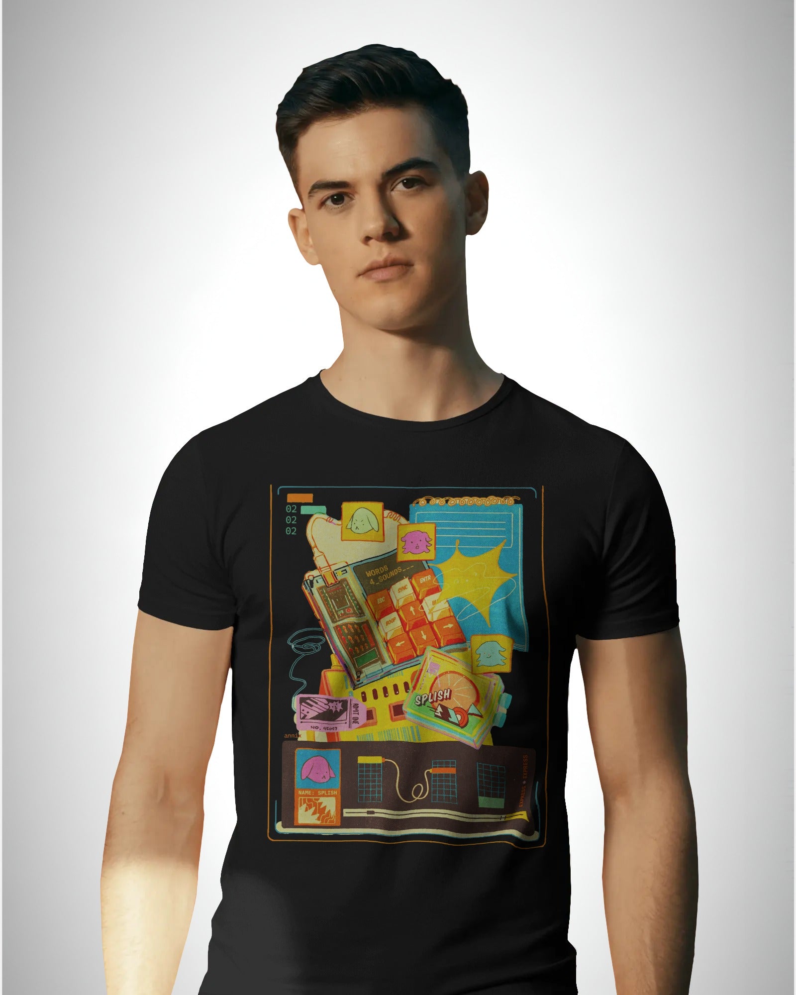 Splish Tech Fusion | Classic Fit Printed T-Shirt
