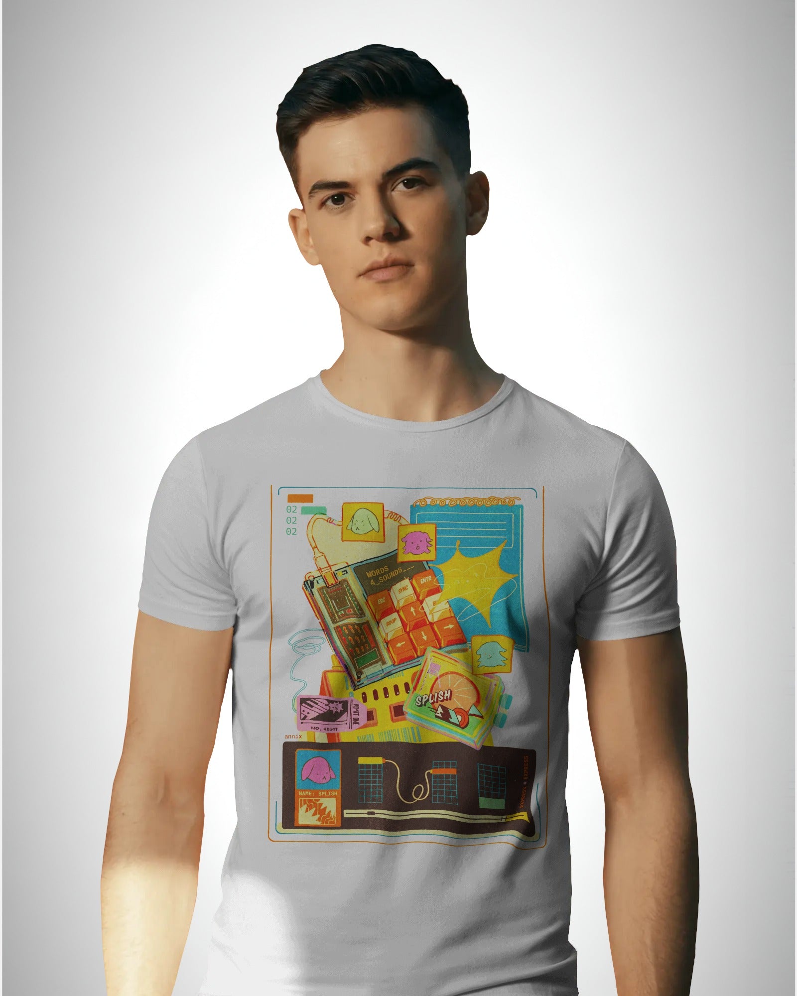 Splish Tech Fusion | Classic Fit Printed T-Shirt