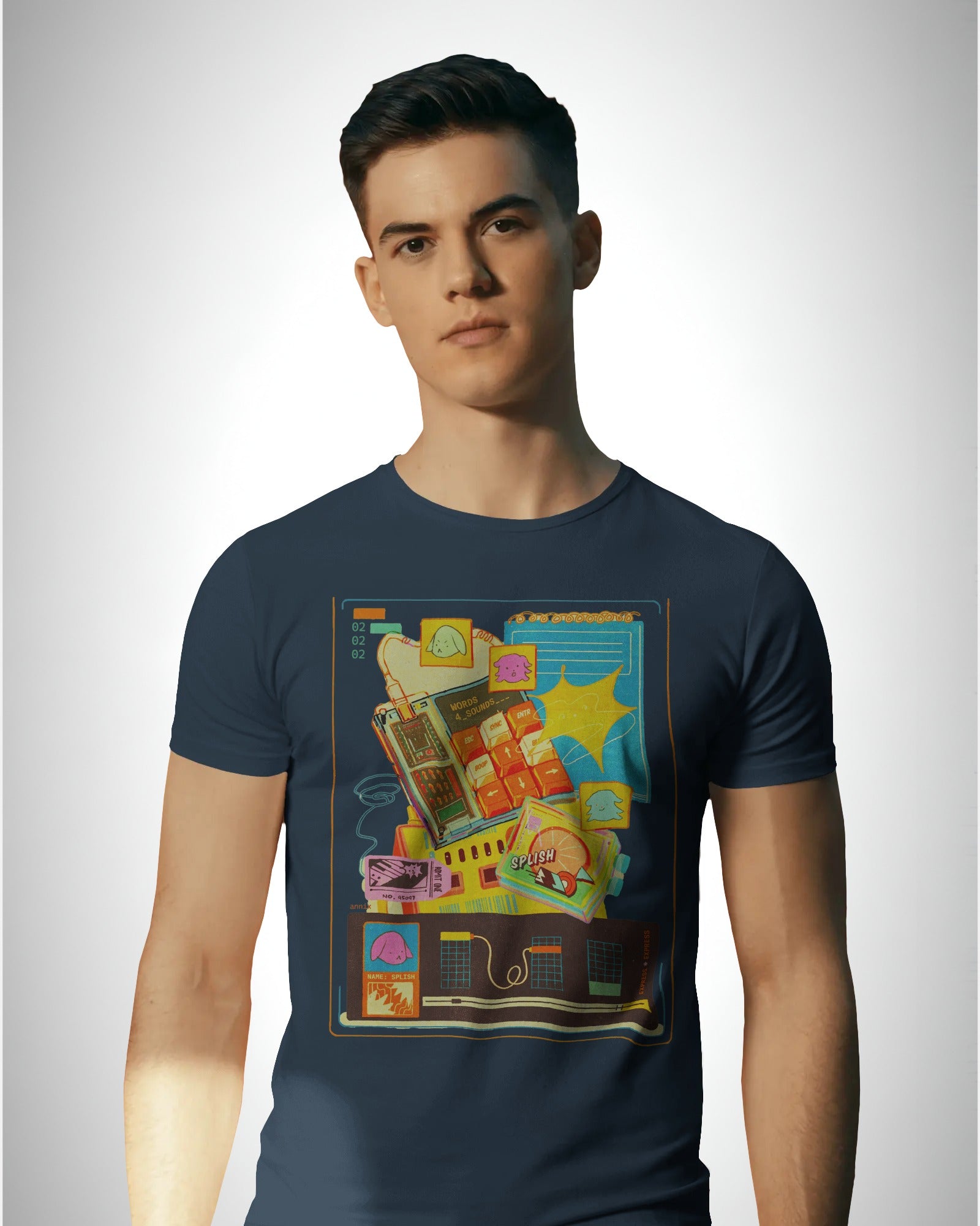 Splish Tech Fusion | Classic Fit Printed T-Shirt