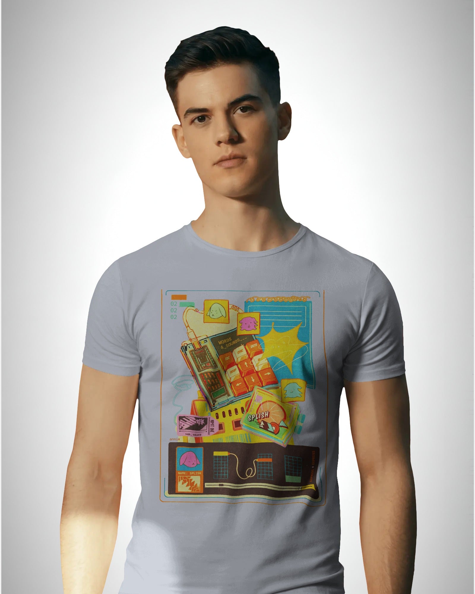 Splish Tech Fusion | Classic Fit Printed T-Shirt