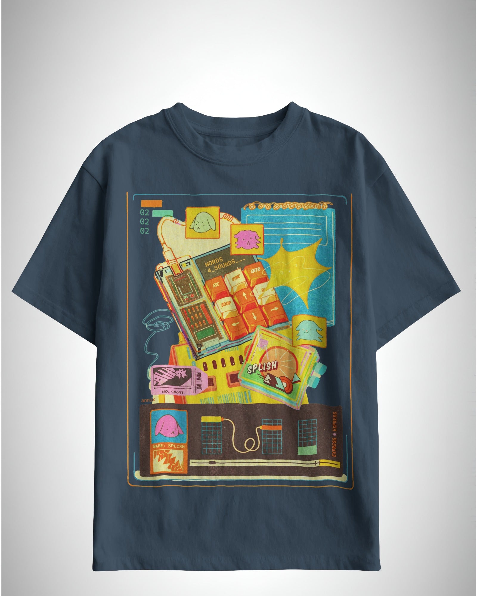 Splish Tech Fusion | Classic Fit Printed T-Shirt