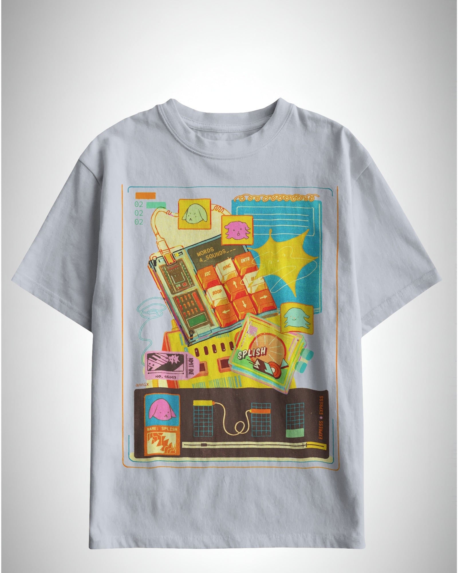 Splish Tech Fusion | Classic Fit Printed T-Shirt