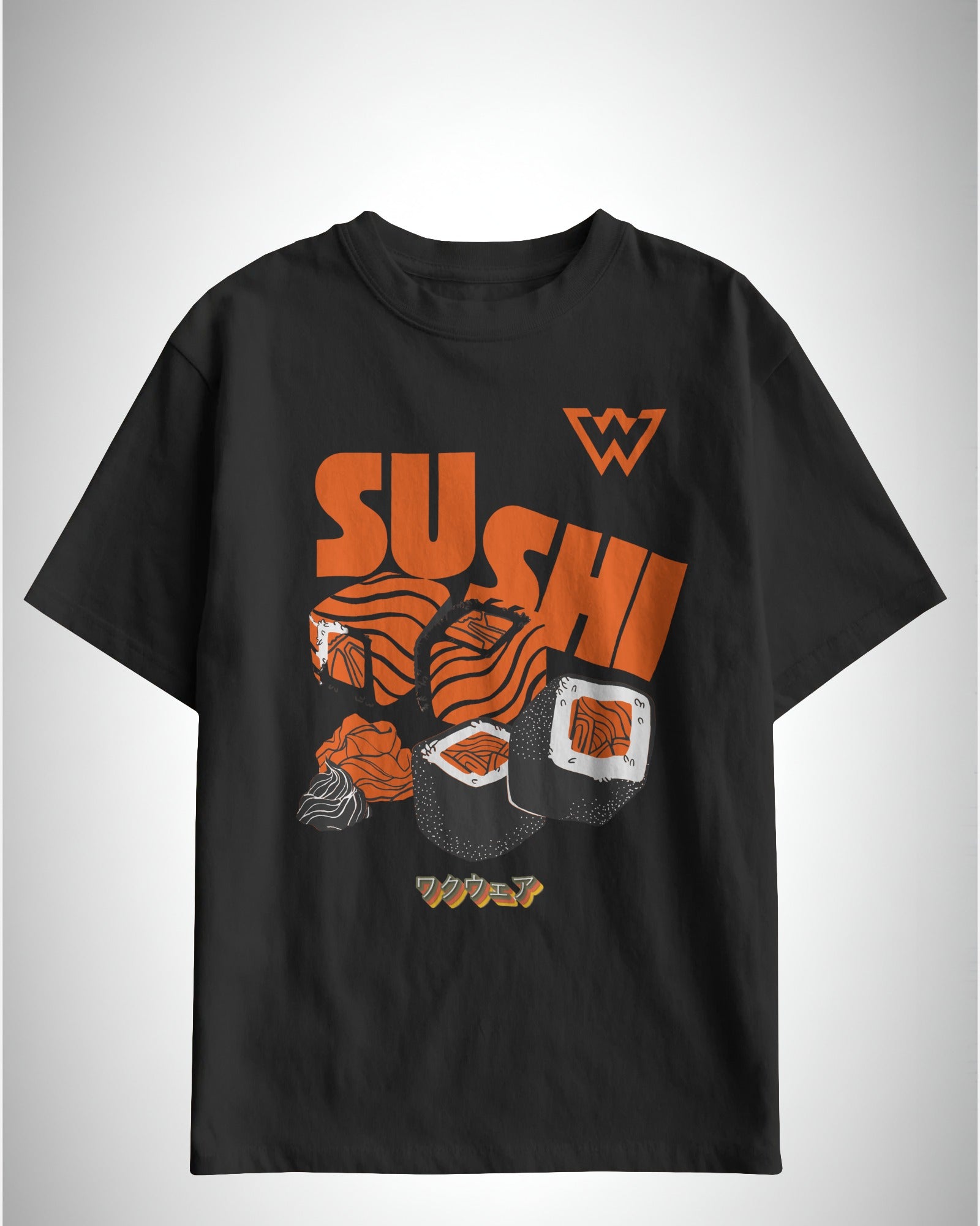 Orange Maki | Classic Fit Printed T-Shirt