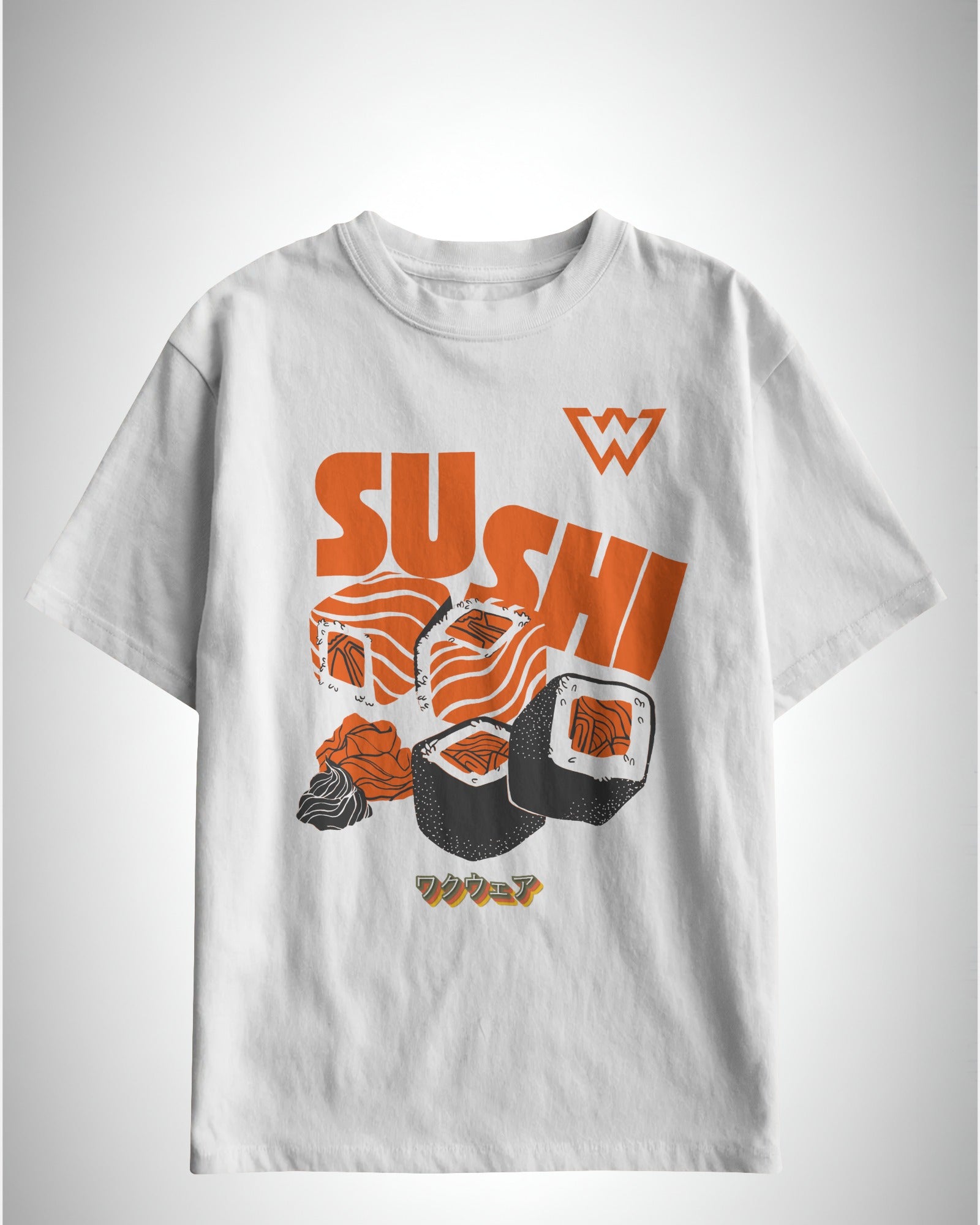 Orange Maki | Classic Fit Printed T-Shirt