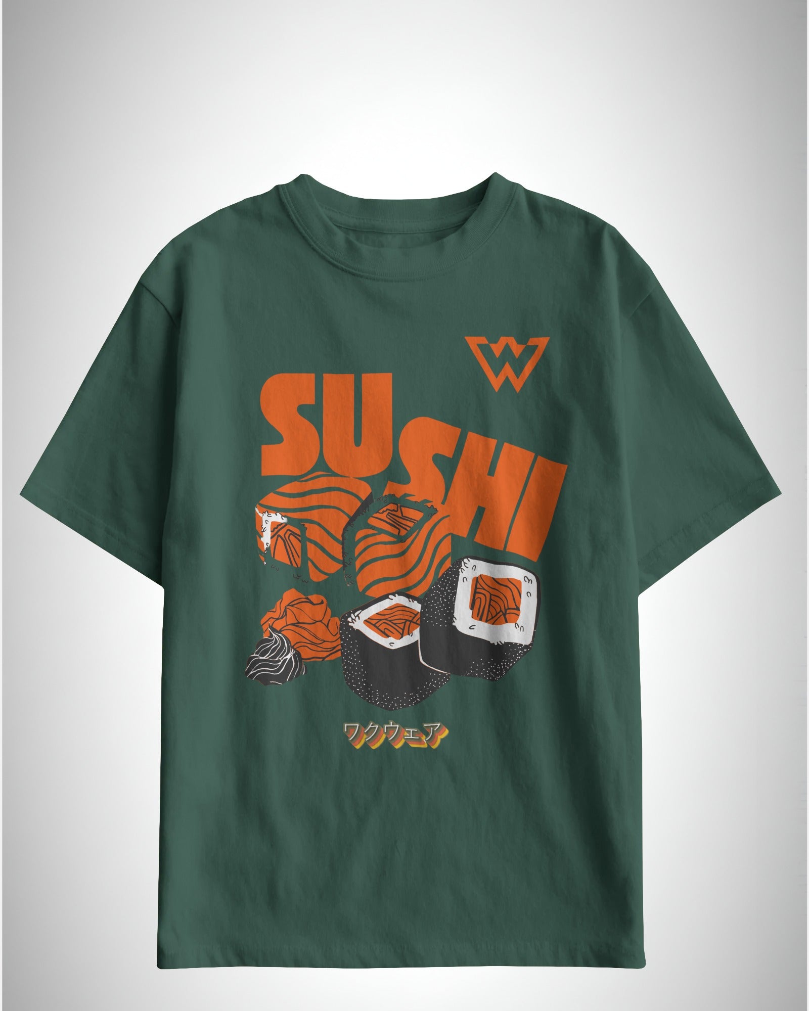 Orange Maki | Classic Fit Printed T-Shirt
