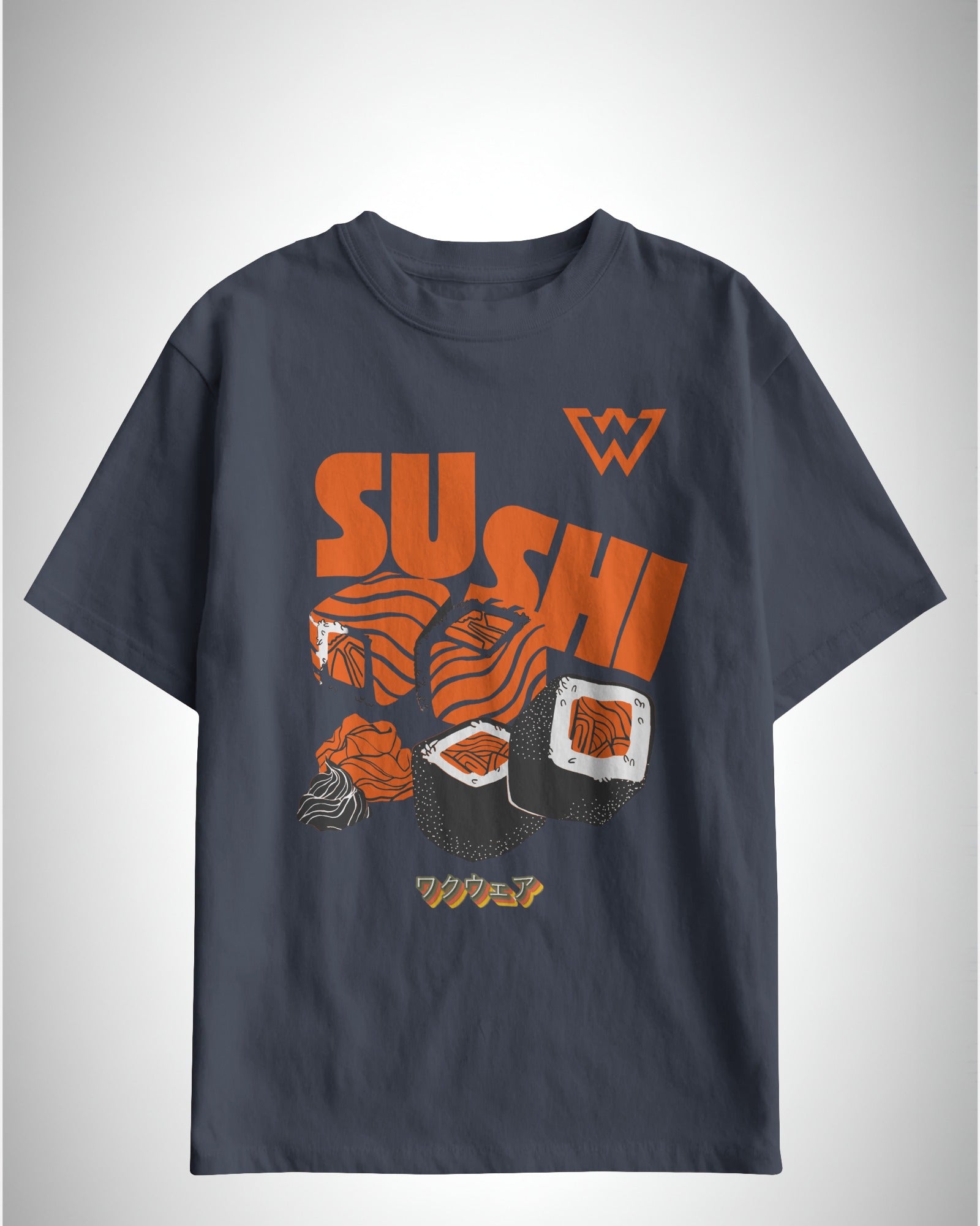 Orange Maki | Classic Fit Printed T-Shirt