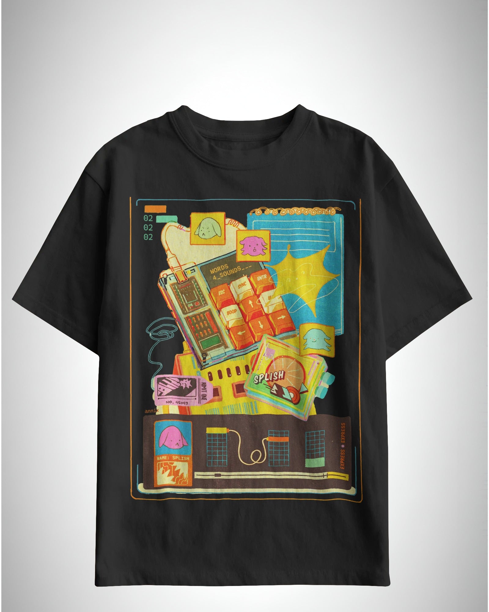 Splish Tech Fusion | Classic Fit Printed T-Shirt