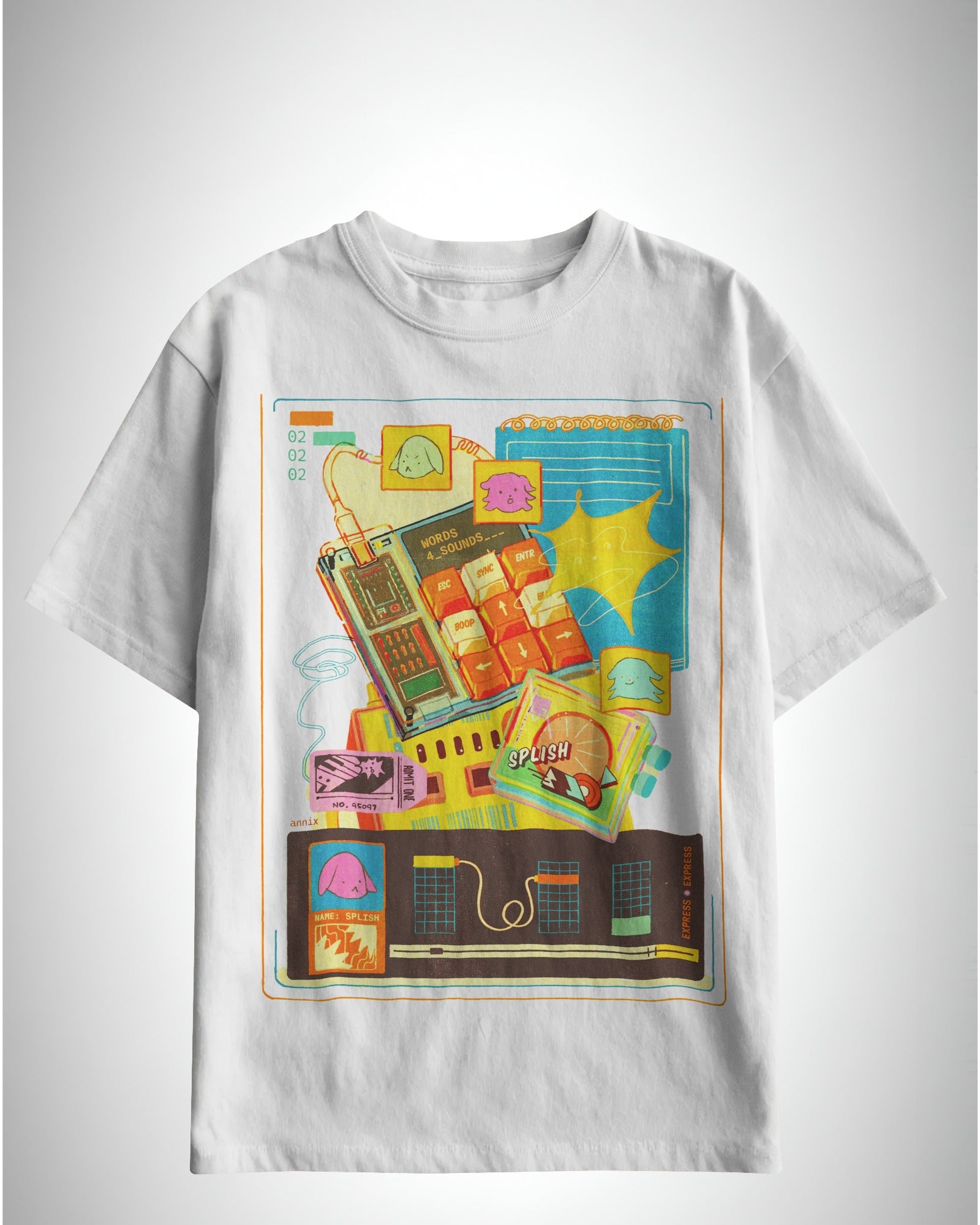 Splish Tech Fusion | Classic Fit Printed T-Shirt