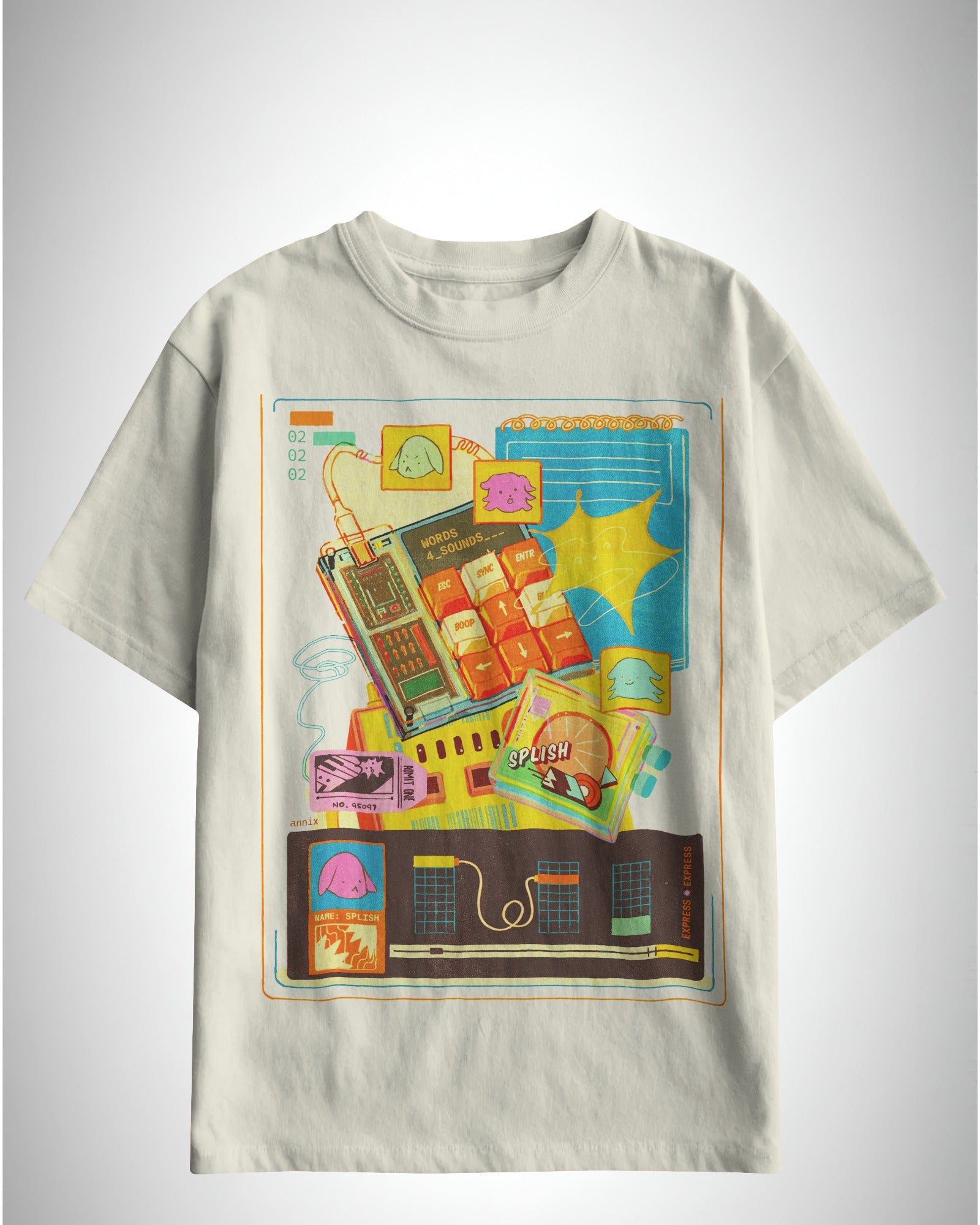 Splish Tech Fusion | Classic Fit Printed T-Shirt